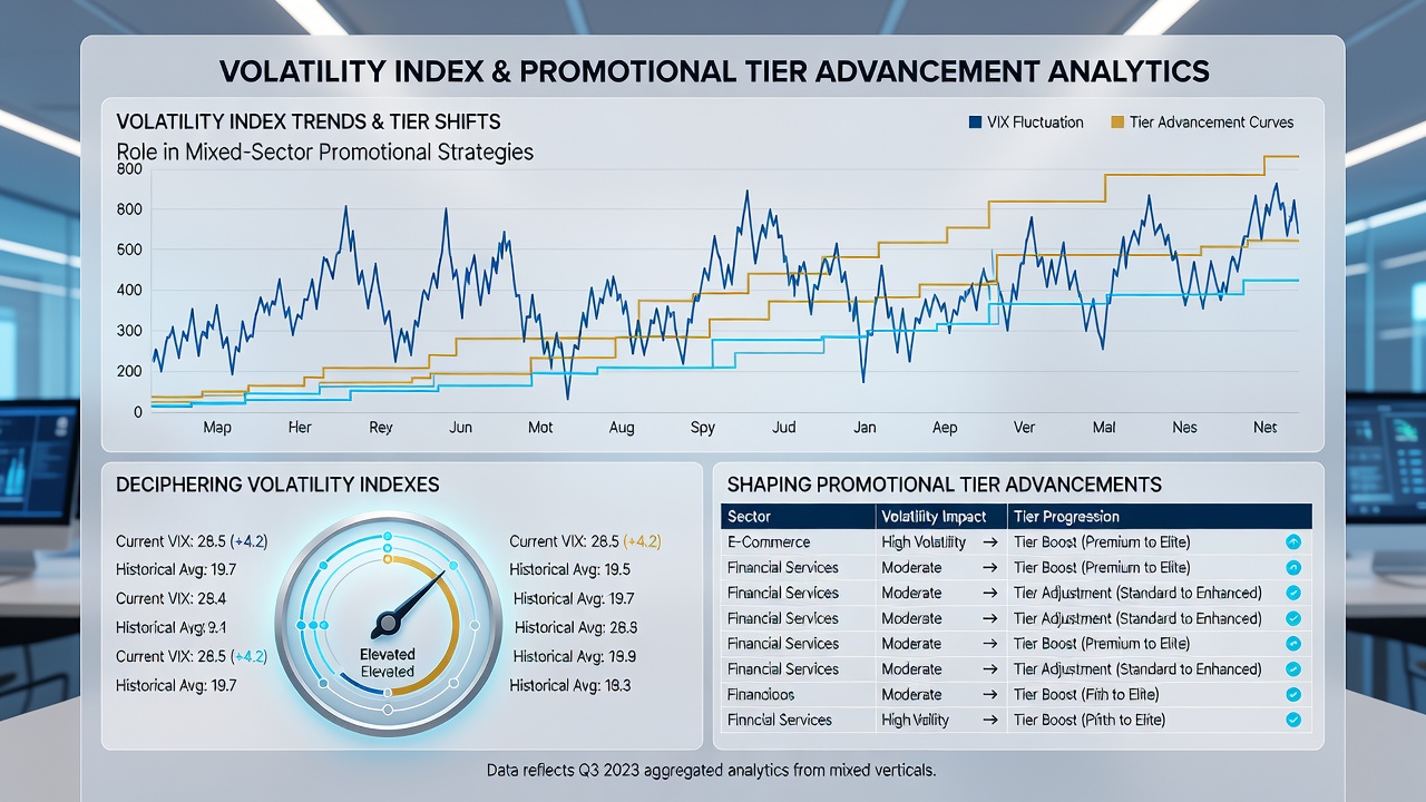 Mobile casino interface illustrating tier progression bars and volatility filters for mixed slot and table game selections