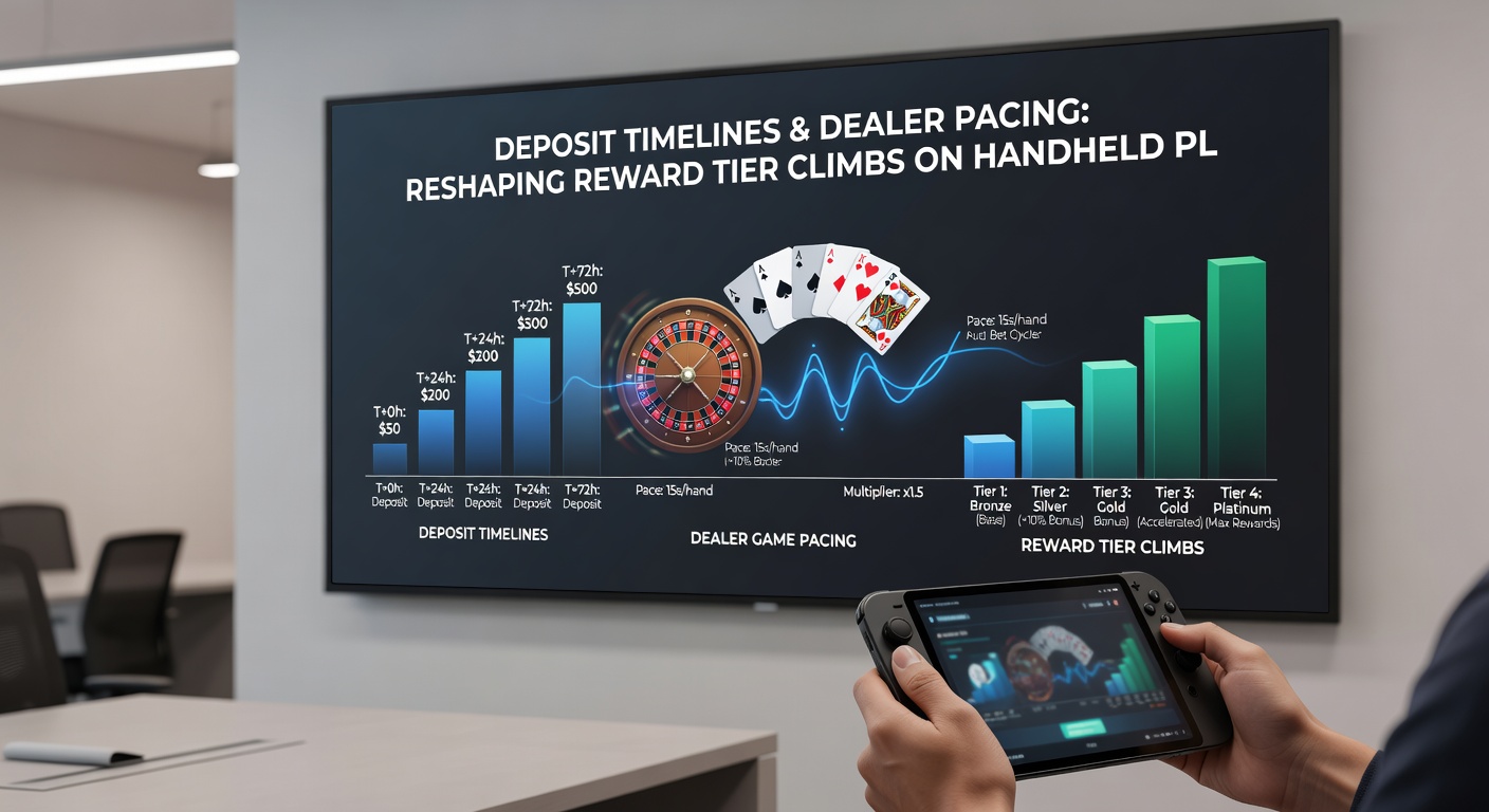 Live dealer table interface on a smartphone showing real-time pacing and reward progress indicators