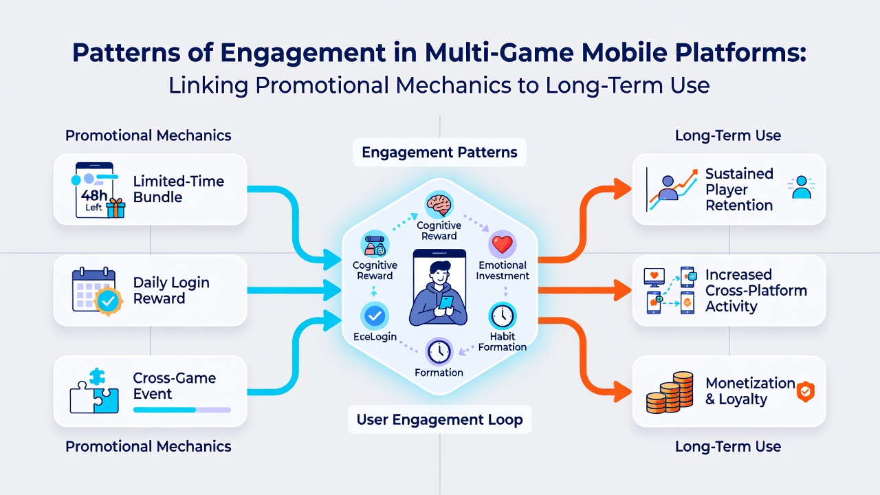 Analytics dashboard displaying engagement metrics across slots and table games with loyalty progression charts
