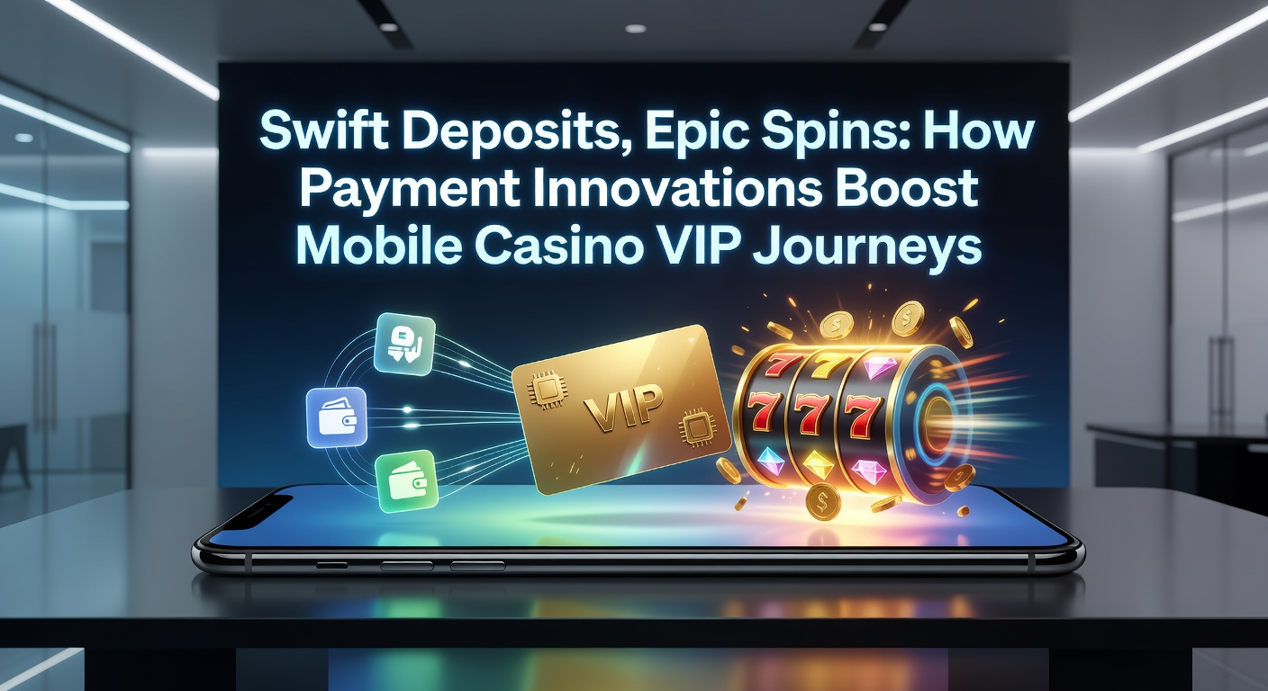 VIP player accessing instant deposits on a mobile casino app, highlighting seamless payment flow